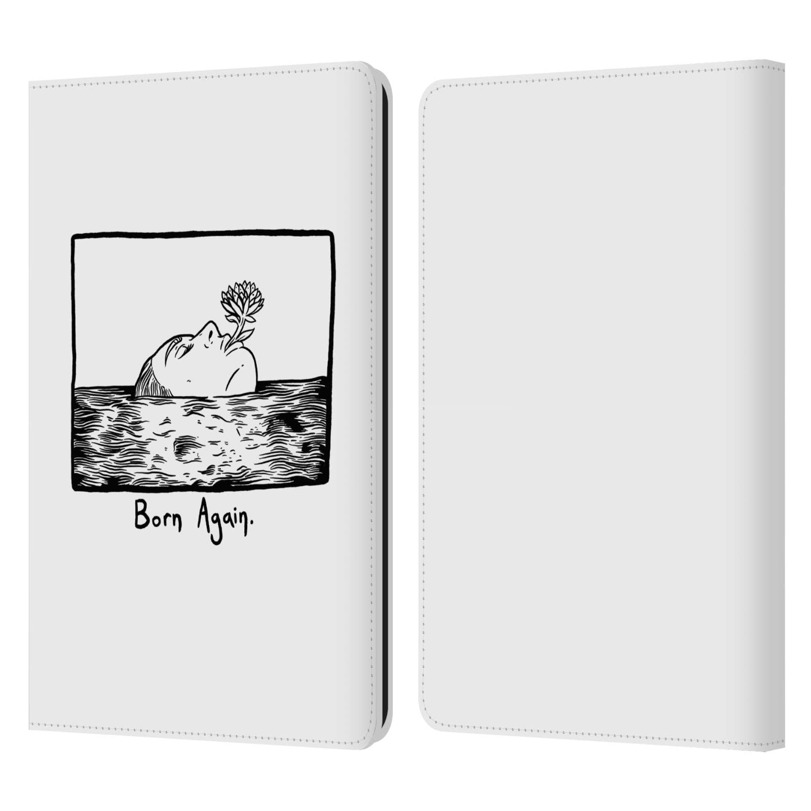 Head Case Designs Officially Licensed Matt Bailey Born Again Art Leather Book Wallet Case Cover for Kindle Paperwhite 1/2/3 - Perfect for Reading, Travel & Gift Giving