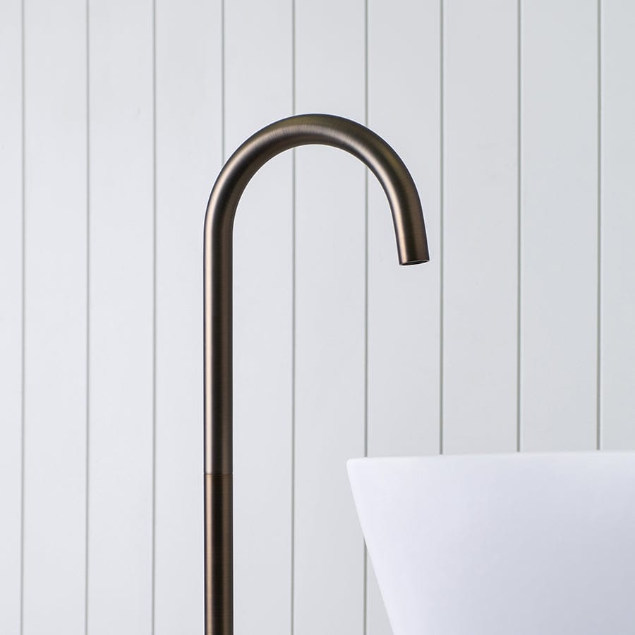 Antique Brass Freestanding Bath Spout - Vintage Style Tub Faucet for Classic & Modern Bathrooms - Perfect for Clawfoot Tubs, Soaking Tubs & Luxury Bathroom Upgrades