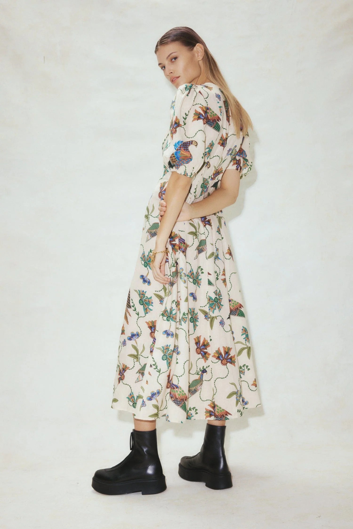 Stylish Birdie Midi Dress for Women - Flowy & Comfortable Summer Dress for Casual Outings, Beach Vacations & Date Nights
