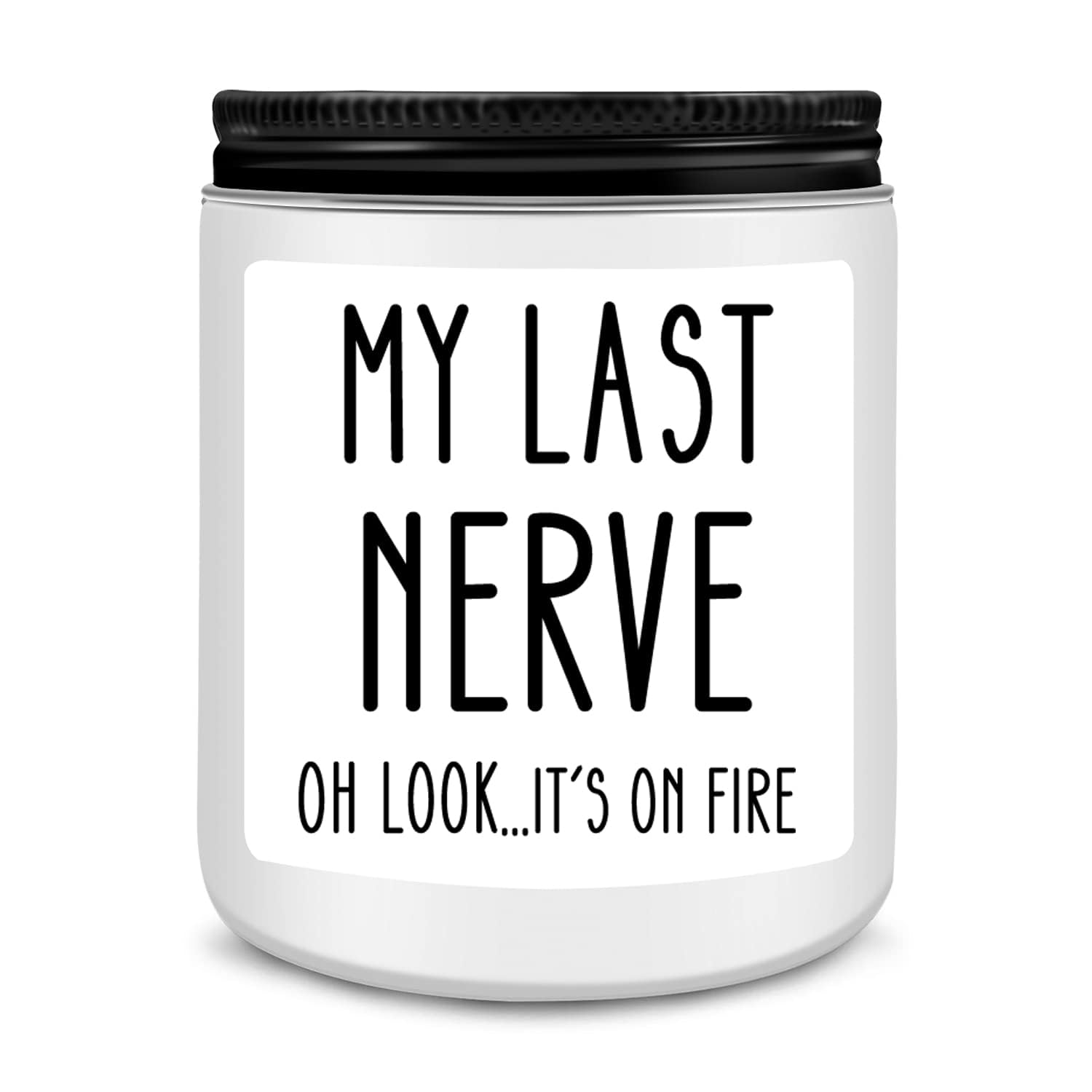 Funny Lavender Scented Candle - Unique Birthday Gift for Women, Best Friend, Mom, Sister or BFF | Stress Relief Aromatherapy Candle for Home, Office & Relaxation