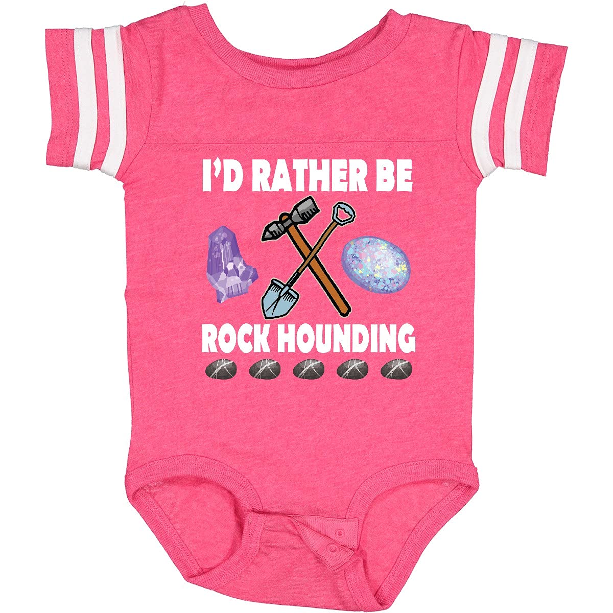 Inktastic Rock Hounding Rock Collector Baby Bodysuit - Cute Geology Outfit for Infants & Toddlers - Perfect for Outdoor Adventures, Rock Hunting Trips & Science Enthusiast Families