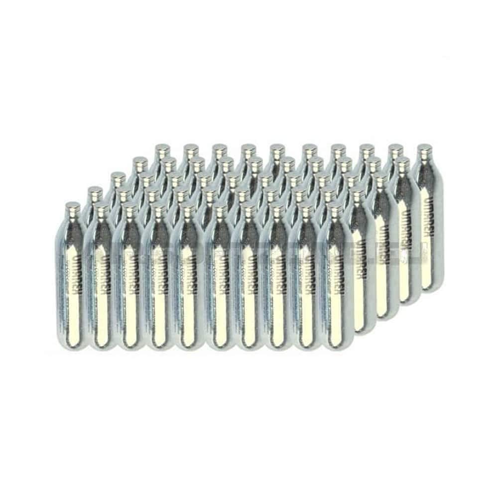50 Pack 12g CO2 Cartridges for Airsoft Guns - Perfect for Airsoft Pistols, Rifles, and BB Guns - Ideal for Target Practice and Competitive Shooting