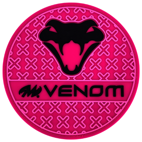 Motiv Hyper Venom Grip Disk Pink Shammy - Premium Bowling Accessory for Enhanced Grip & Performance | Perfect for Pro Bowlers & League Players
