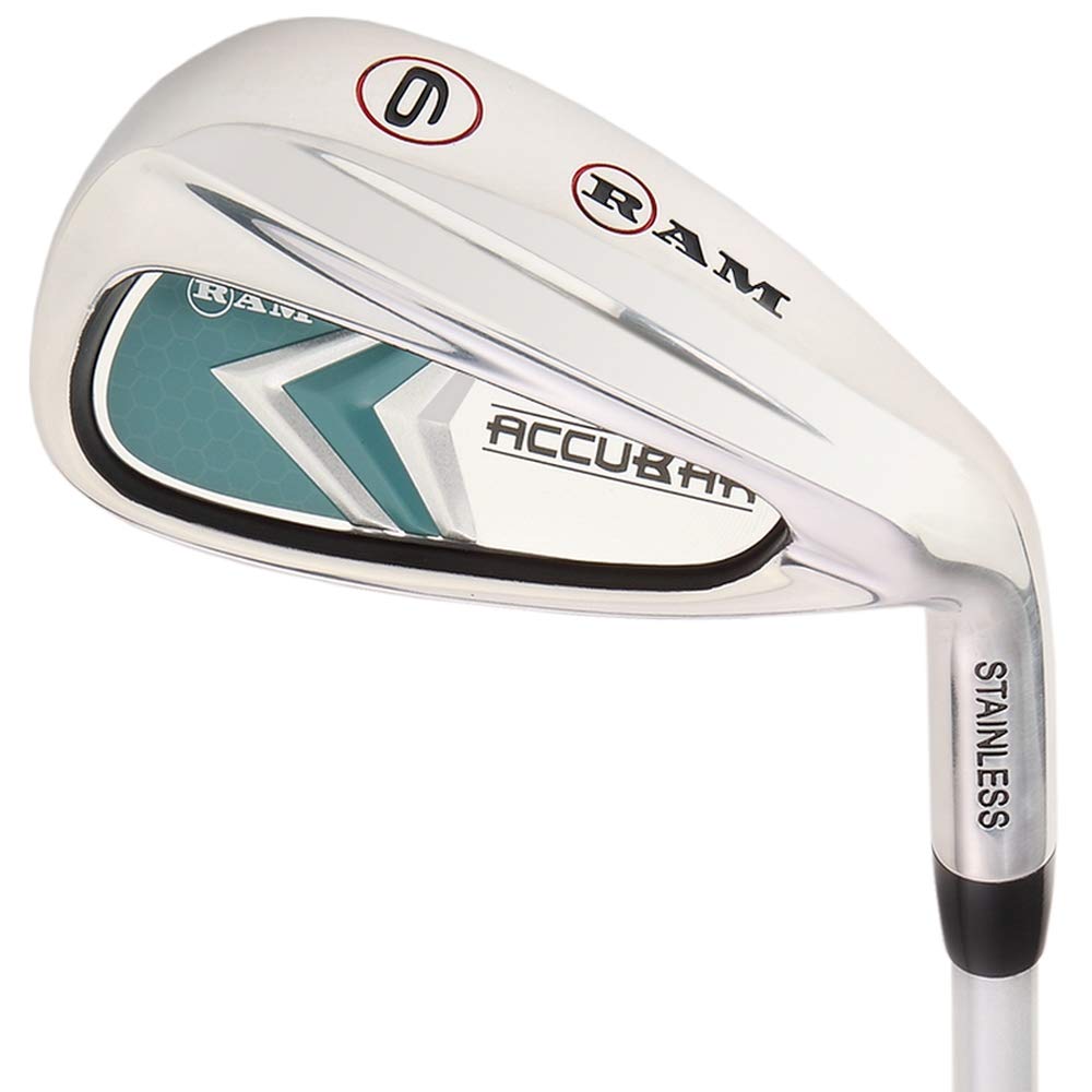 Ram Golf Accubar Ladies Right Hand Graphite Iron Set 6-7-8-9-PW with 24° & 27° Hybrids - Perfect for Women's Golf Practice & Course Play