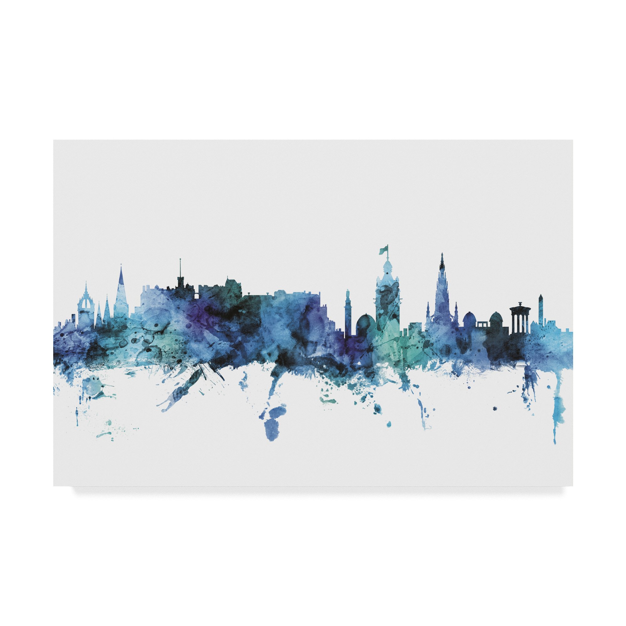 Trademark Fine Art Michael Tompsett Multicolor Wall Décor - Modern Canvas Painting for Living Room, Bedroom & Office Decor