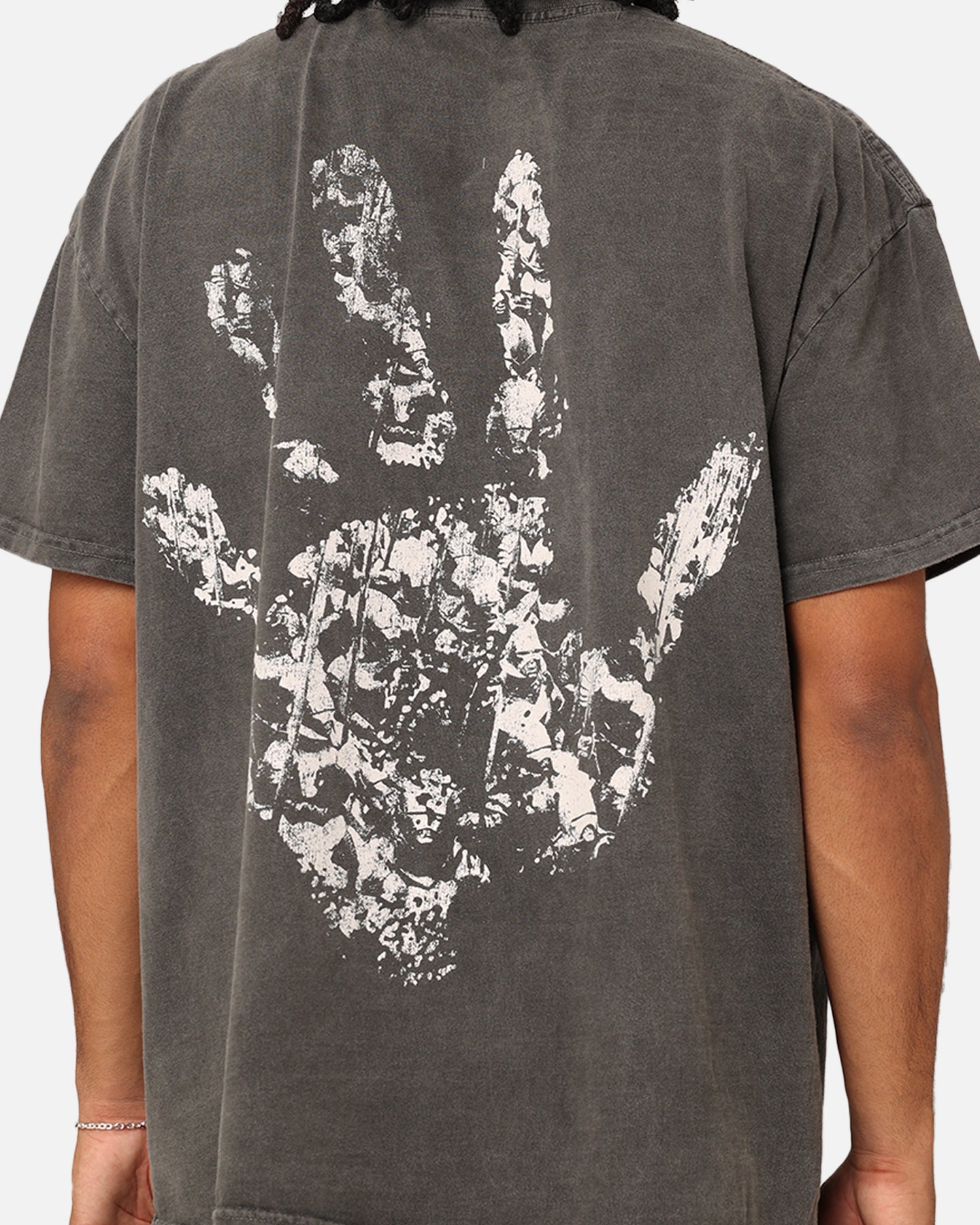 Lord of the Rings Saruman Heavyweight T-Shirt - Black Vintage Wash | Officially Licensed LOTR Merchandise | Perfect for Cosplay, Comic Con & Fantasy Fans