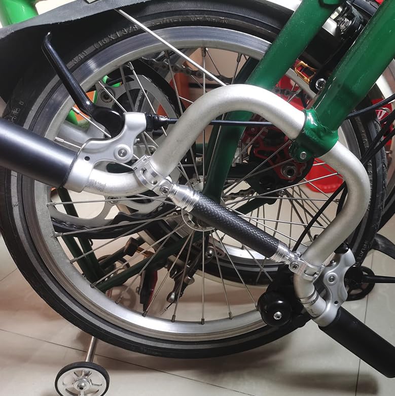 Brompton Handlebar Gadget Bridge - Silver Bike Phone & Computer Mount for Cycling, Commuting & Outdoor Adventures