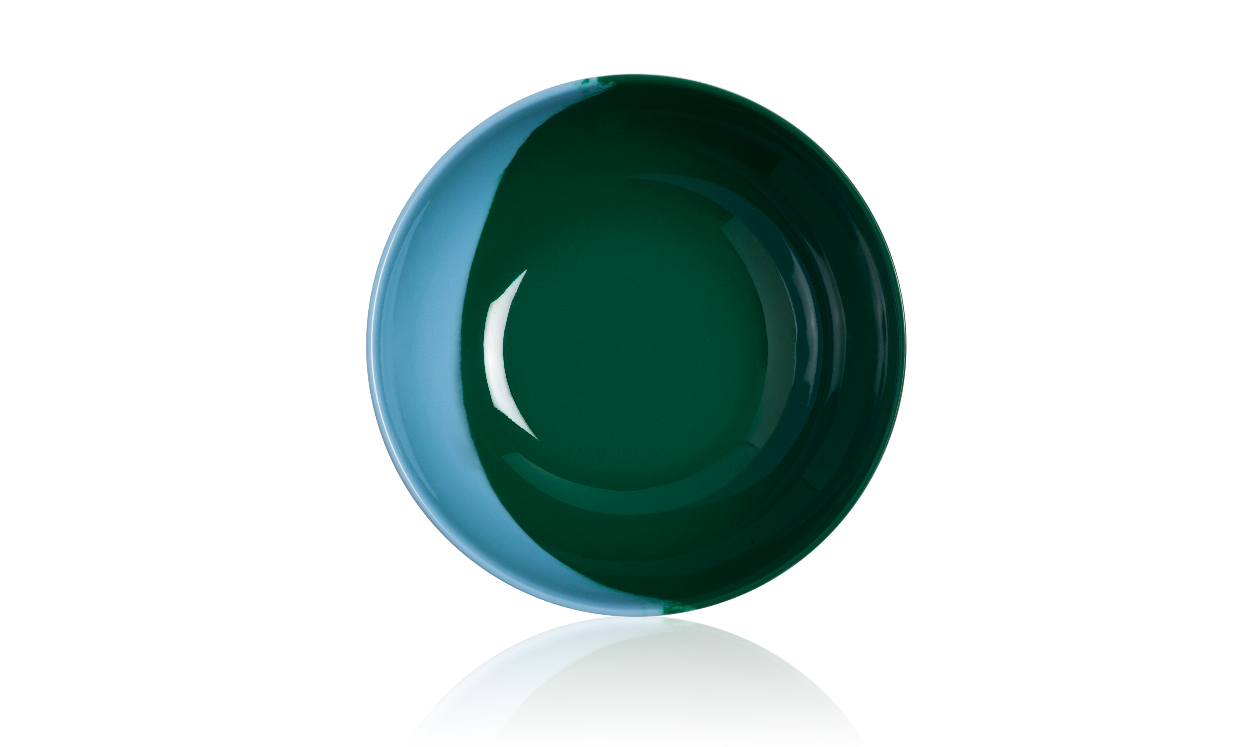 Premium Melamine Mixing Bowls Set of 4 - 1/2 & 1/2 Sky Blue & Green - Durable, Lightweight & Shatterproof - Perfect for Kitchen Prep, Salad Mixing & Outdoor Picnics