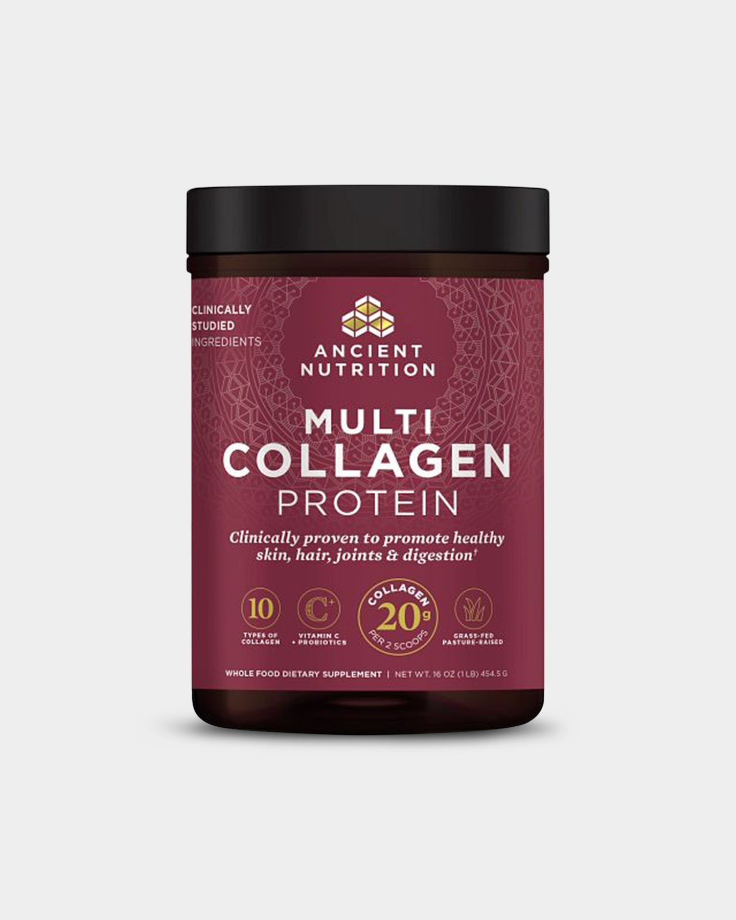 Ancient Nutrition Multi Collagen Protein Powder - 20g per Serving for Skin, Hair & Joint Support - Perfect for Smoothies, Coffee & Baking Recipes