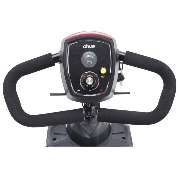 Drive Medical Scout 3 Wheel Mobility Scooter - Lightweight & Portable for Adults & Seniors - Ideal for Shopping, Travel & Outdoor Activities