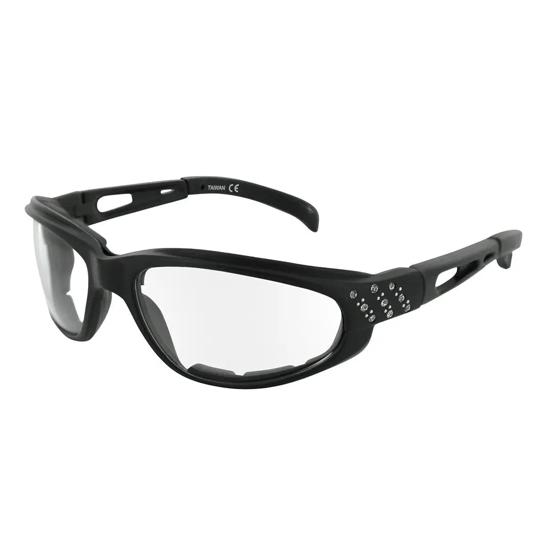 Global Vision Gypsy PL Motorcycle Sunglasses for Men & Women - Polarized UV Protection Riding Glasses - Perfect for Harley, Cruiser, and Outdoor Adventures
