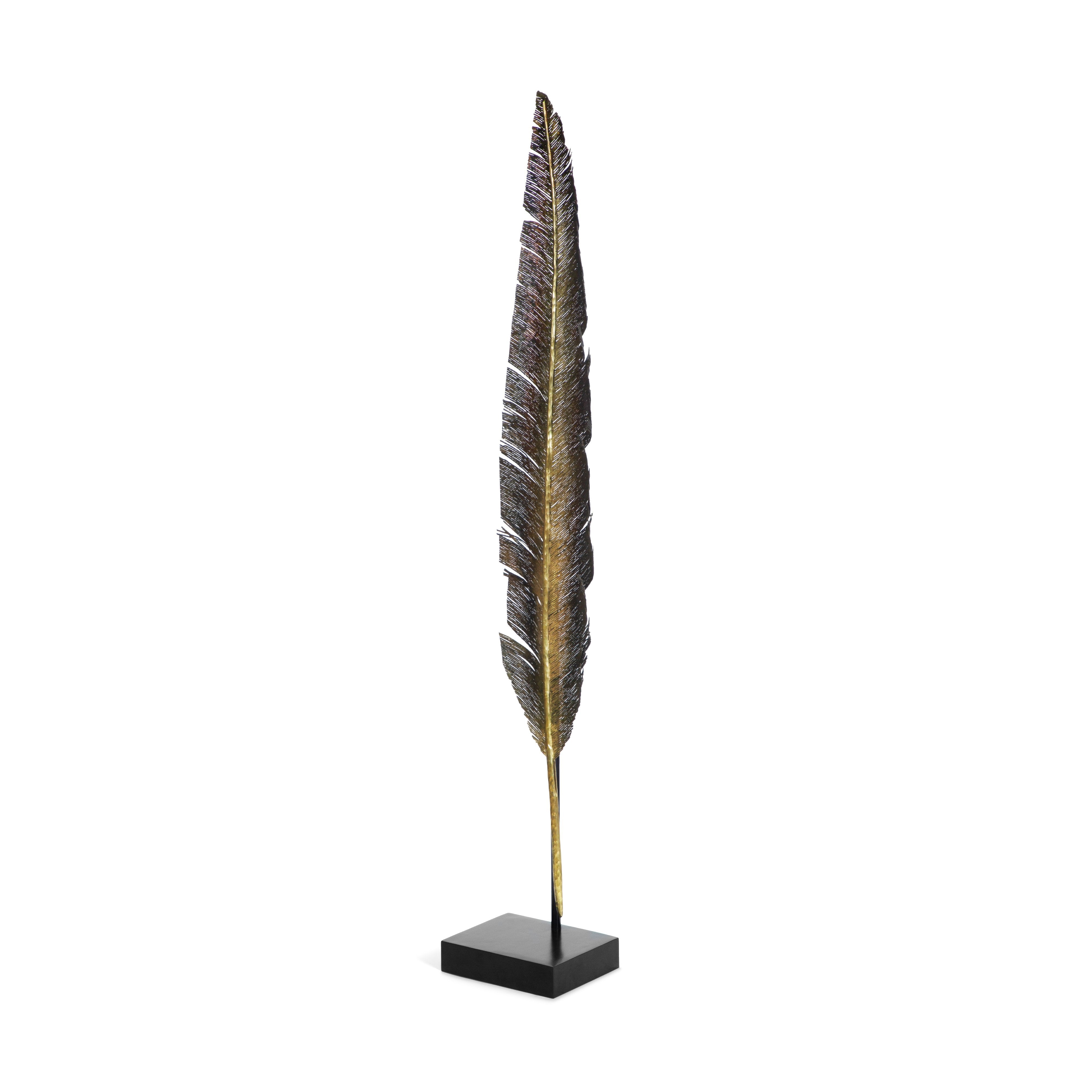Exquisite Handcrafted Feather Sculpture - Unique Home Decor & Wall Art for Living Room, Bedroom, Office - Perfect Gift for Housewarming, Wedding, Birthday