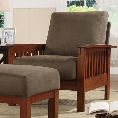 Ergonomic Mission Chair with Olive Microfiber Upholstery - Comfortable Office Desk Chair for Home & Workspace - Perfect for Long Hours of Sitting & Productivity