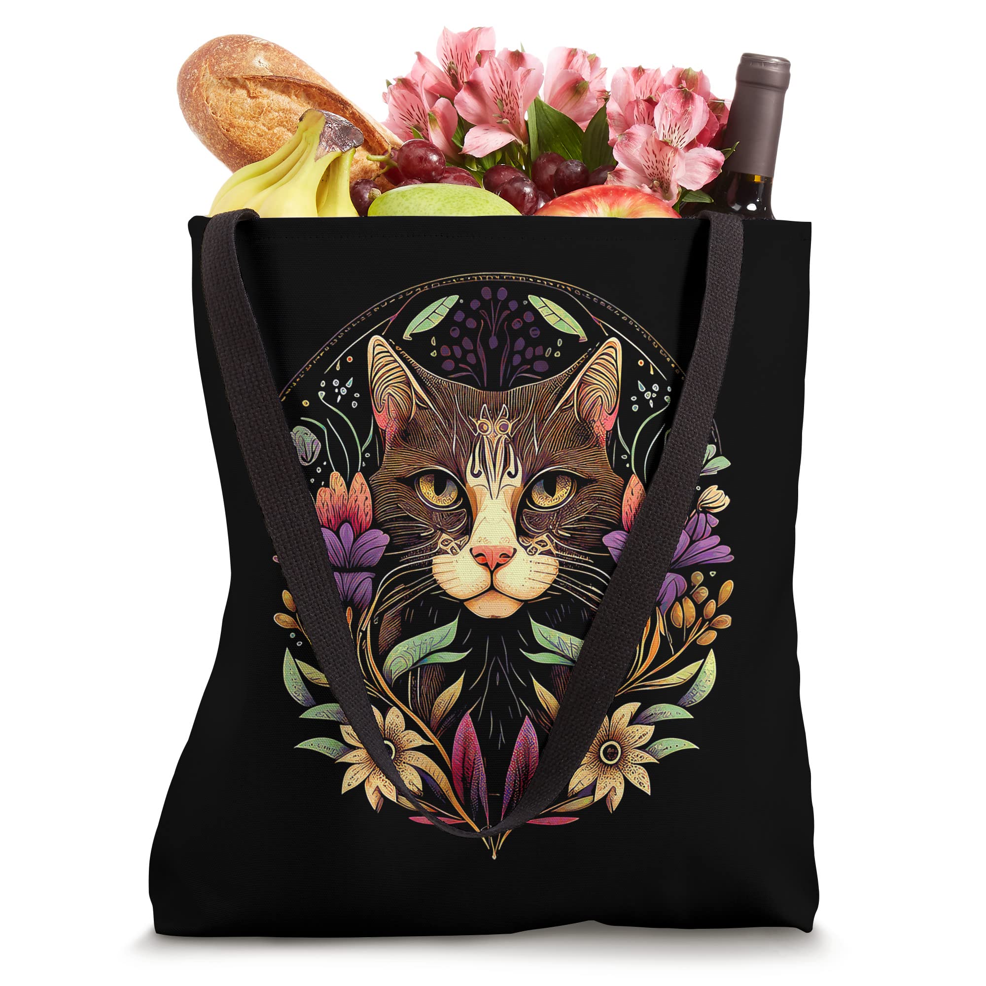 JCombs: Cute and Durable Cat Print Tote Bag for Women - Perfect for Shopping, Beach, Work & Daily Use