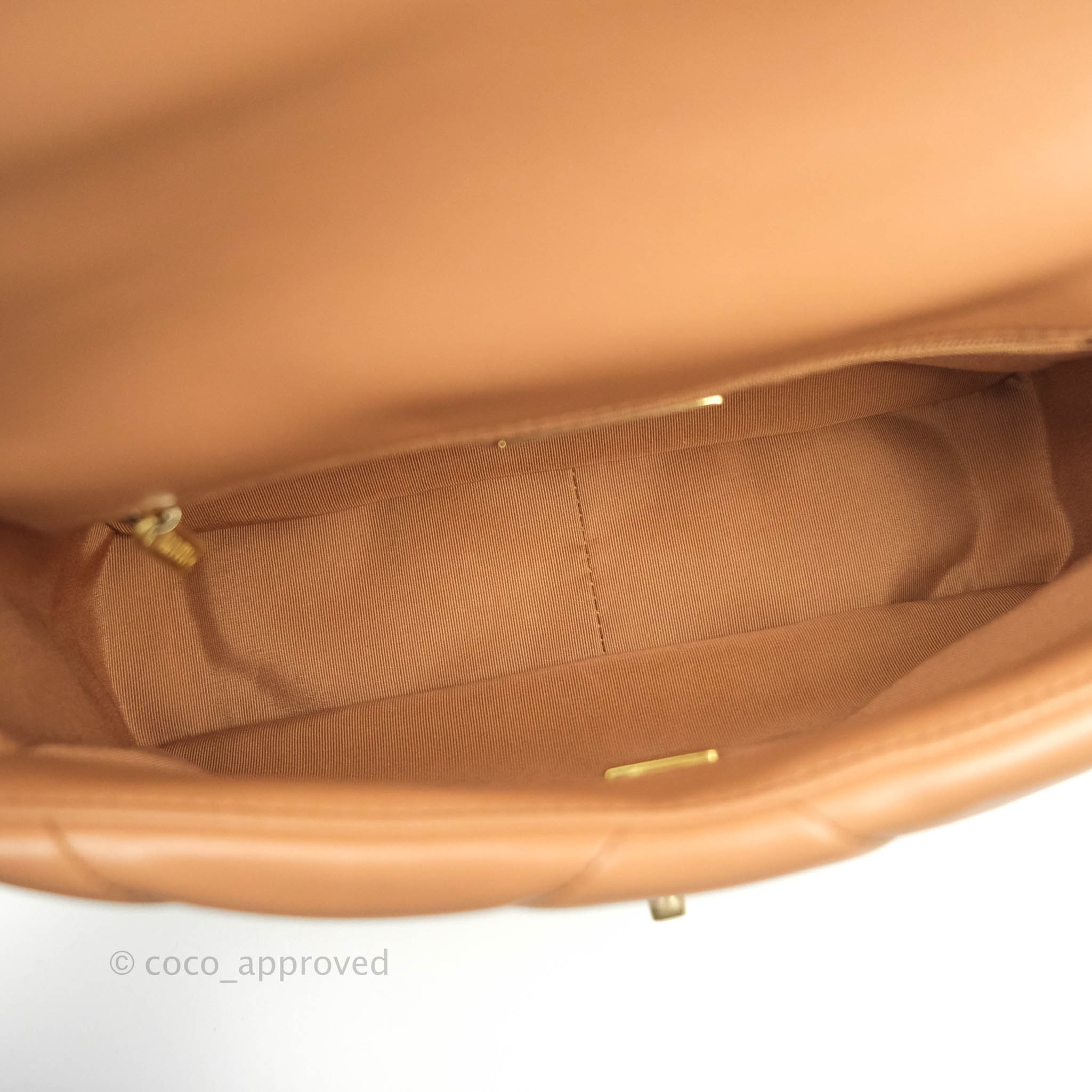 Chanel 19 Small Handbag in Dark Beige Caramel with Mixed Hardware 21K - Luxury Crossbody Bag for Women, Perfect for Date Night & Special Occasions