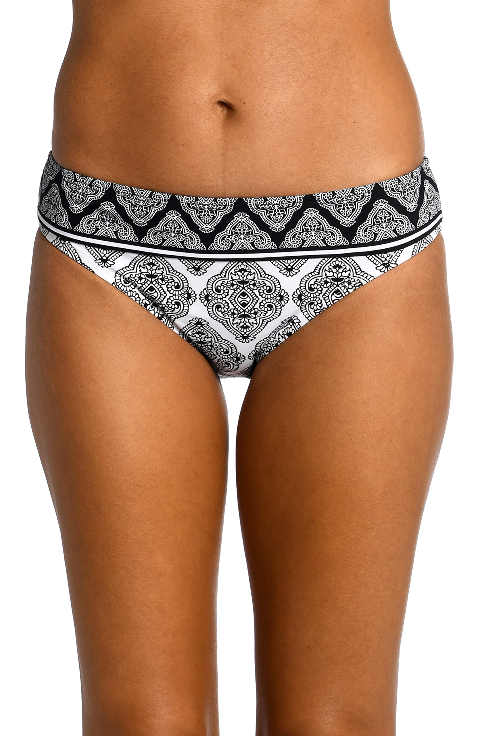La Blanca Women's Hipster Swimsuit Bottom - Comfortable High-Waisted Swimwear for Beach, Pool & Vacation | Plus Size Options Available