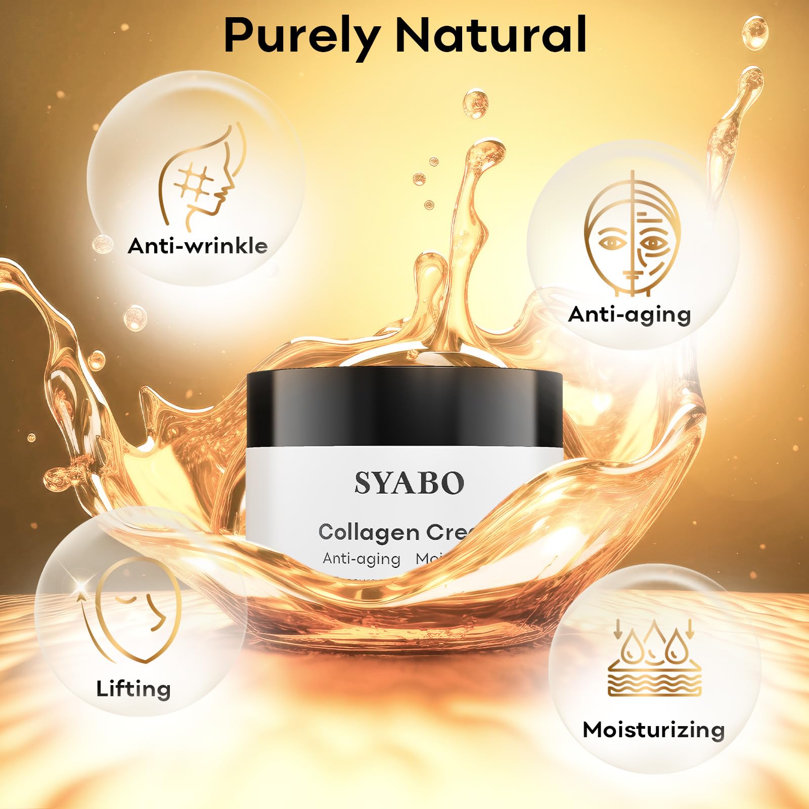Best Hair Removal Cream with Collagen - Intimate & Private Area Hair Remover + Anti-Aging Face Moisturizer - Daily Hydrating Cream for All Skin Types - Perfect for Sensitive Skin & Bikini Line Care
