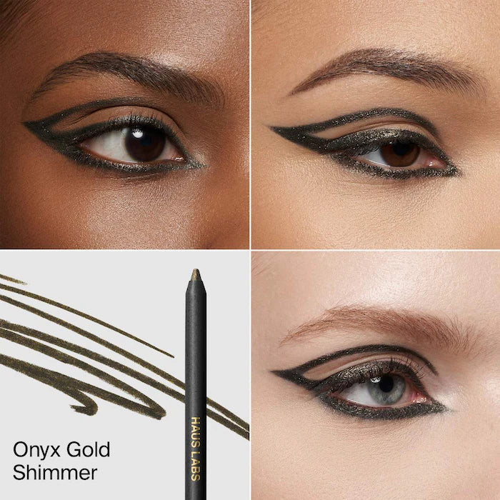 Haus Labs Optic Intensity Eco™ Waterproof Gel Eyeliner Pencil - Long-Lasting, Smudge-Proof for Day & Night Makeup Looks