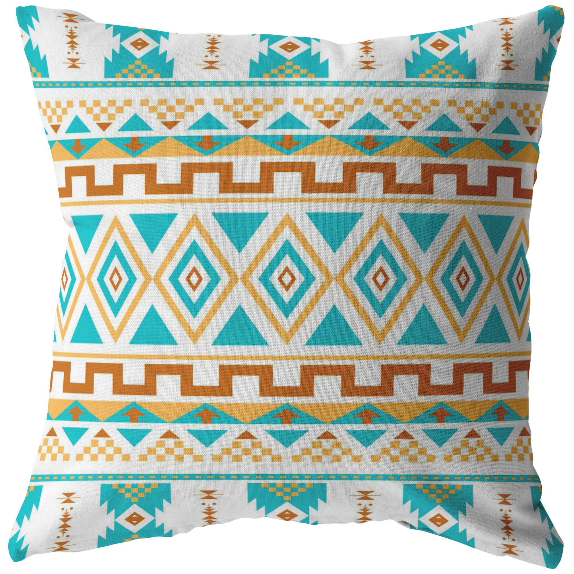 Southwestern Style Earth Tone Decorative Throw Pillow Covers - Boho Chic Home Decor for Living Room, Bedroom, Couch & Sofa