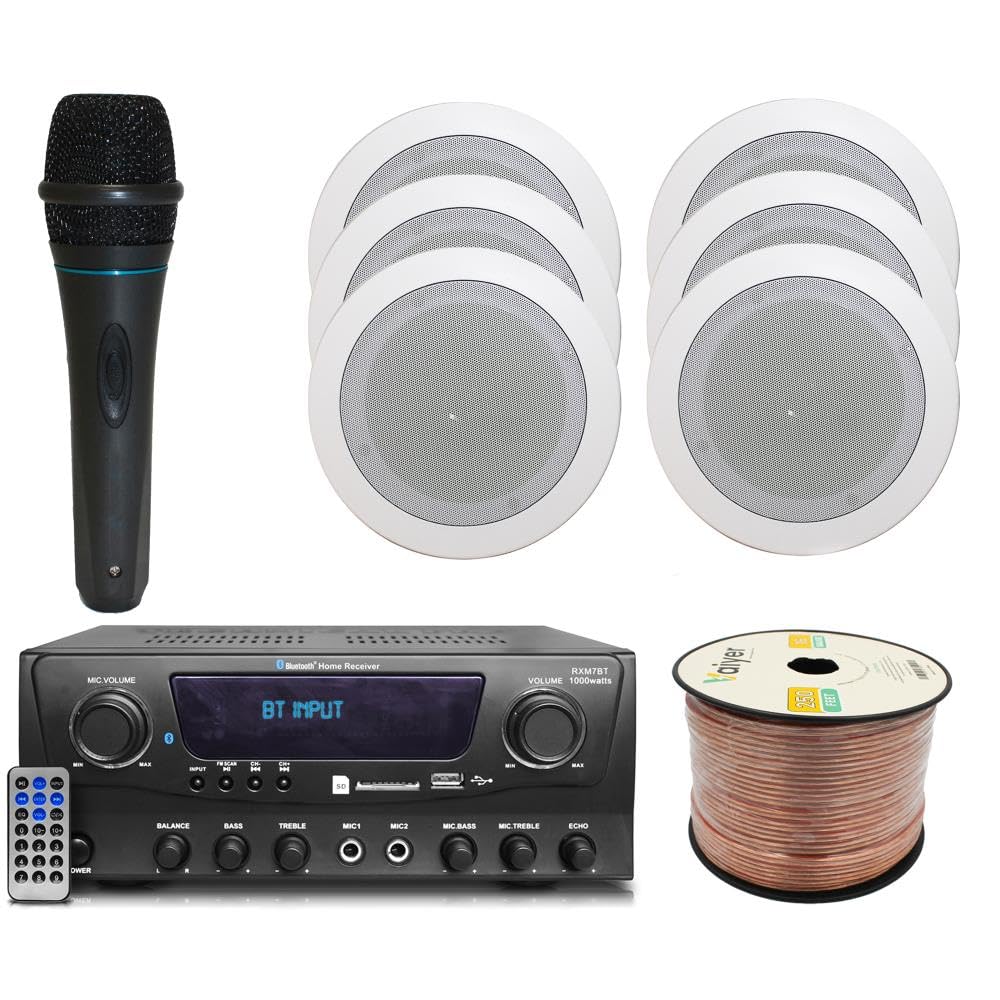 Technical Pro 1000W Bluetooth Home Theater System with 6x 5.25