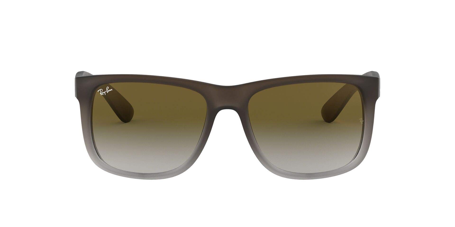 Ray-Ban RB4165 Justin Rectangular Polarized Sunglasses for Men & Women - UV Protection, Classic Style for Driving, Beach & Outdoor Activities