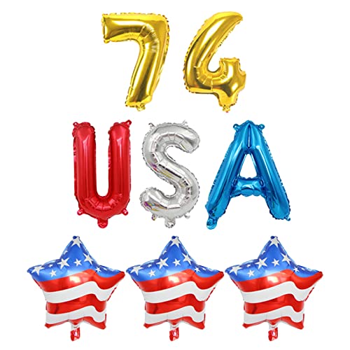 74-Piece Purple USA Star Party Decorations Set - Independence Day Event Decor for Women | Perfect for 4th of July, Patriotic Celebrations & Themed Parties