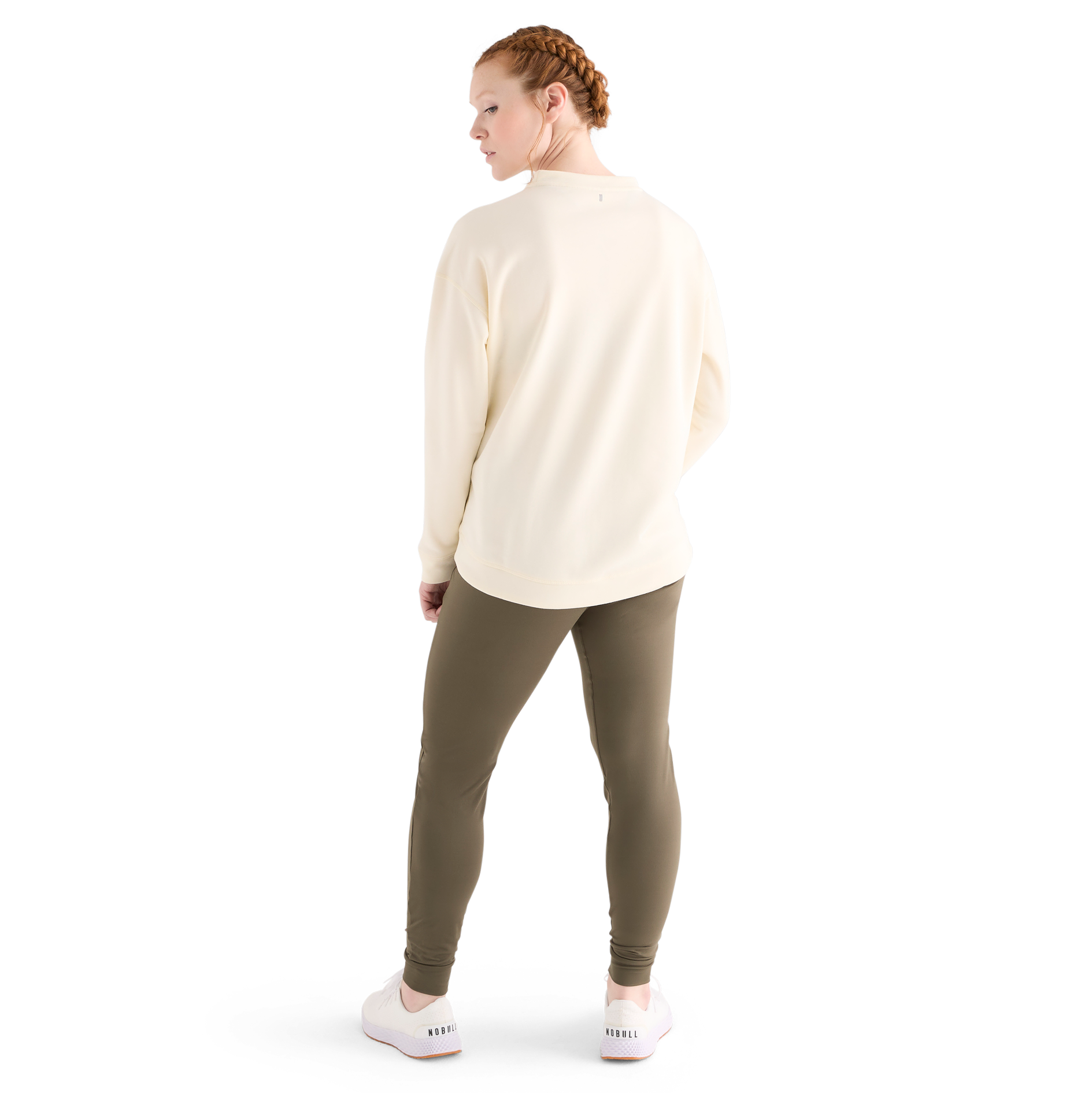 NOBULL Women's Crew Sweatshirt - Comfortable Workout Hoodie for Gym, Running & Casual Wear