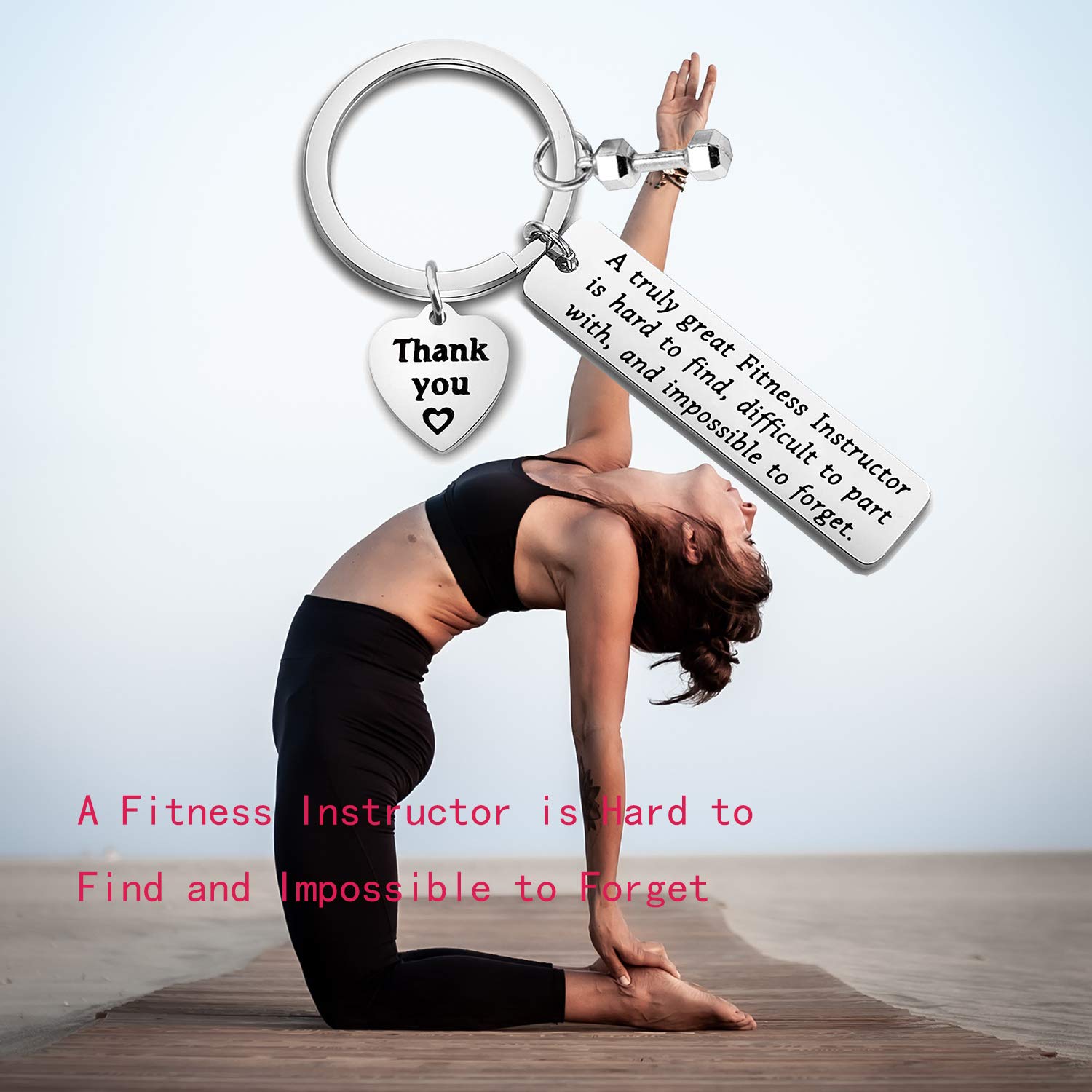 ENSIANTH Personalized Fitness Instructor Gift - Thoughtful Thank You Present for Personal Trainers - Perfect for Appreciation, Holidays & Special Occasions