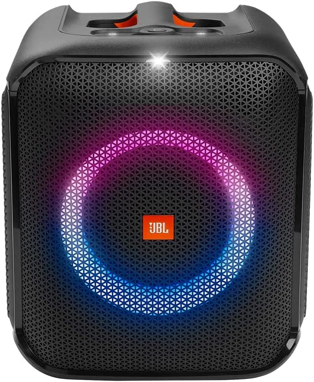 JBL Partybox Encore Essential Portable Bluetooth Speaker - 100W Powerful Sound, Built-in Dynamic Light Show, IPX4 Splash Proof Design, Wireless Party Speaker for Outdoor, Pool Parties & Home Entertainment (Black)