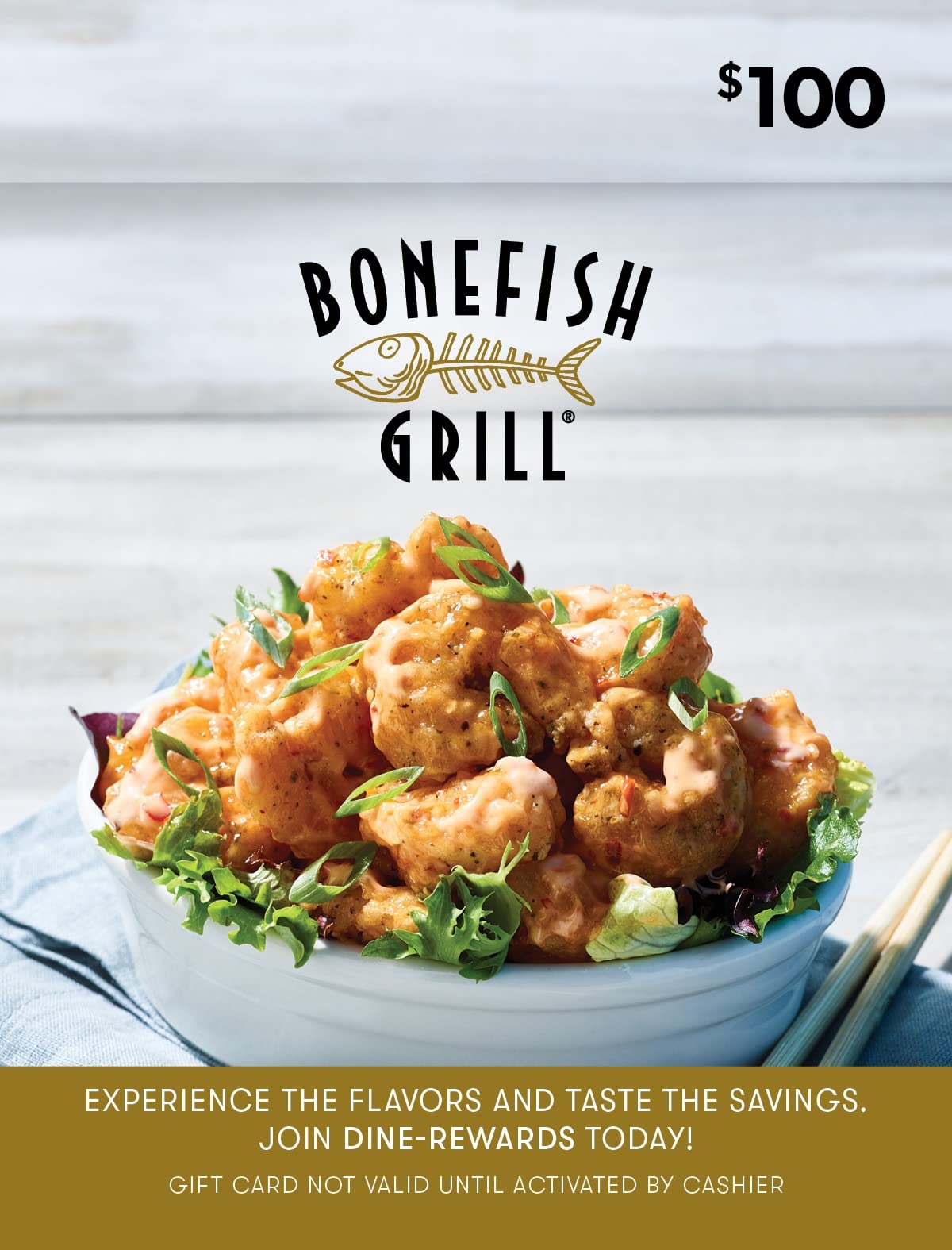Bonefish Grill Gift Card - Perfect for Dining, Birthdays, Anniversaries & Special Occasions