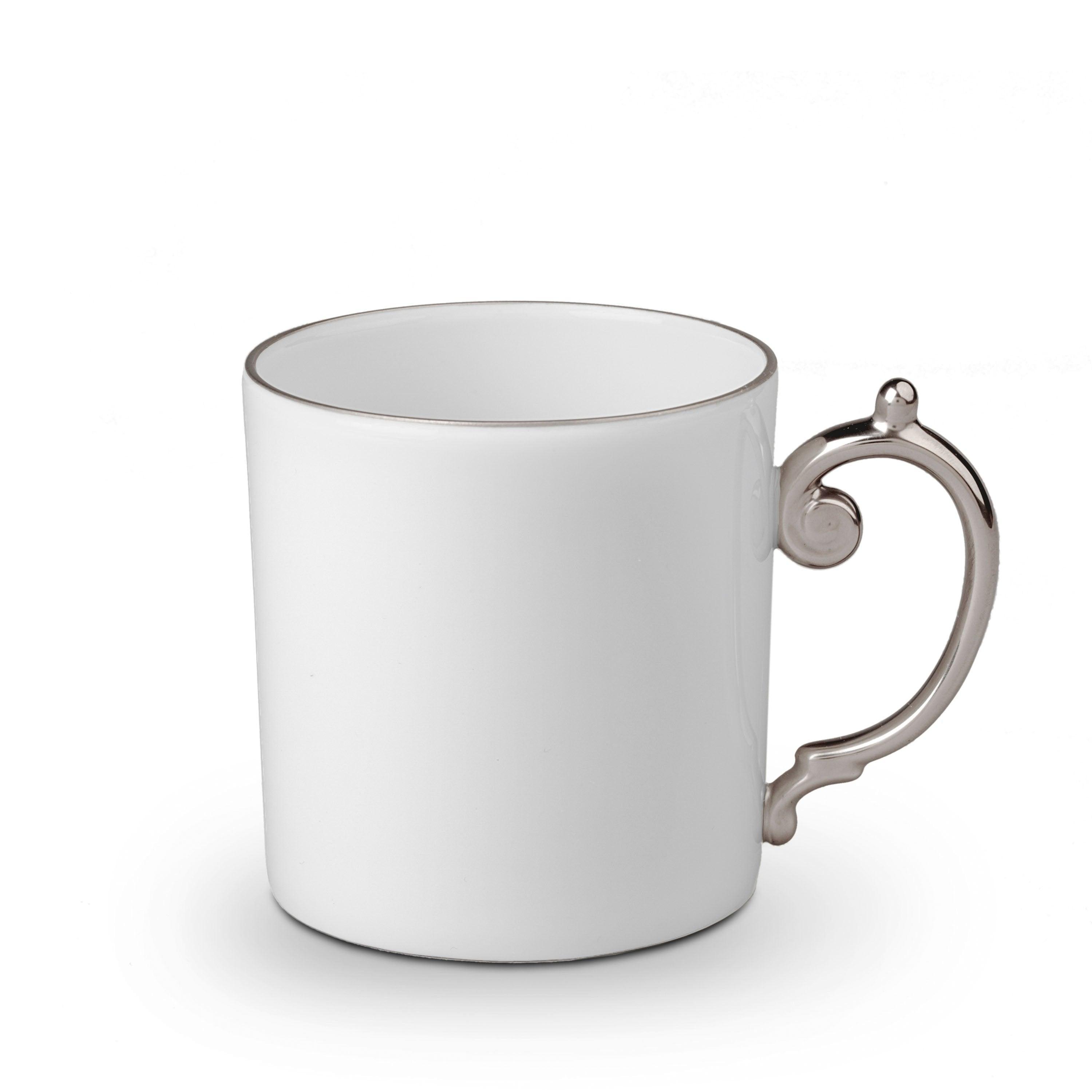 Premium Aegean Platinum Coffee Mug - Elegant Ceramic Travel Mug for Hot & Cold Drinks - Perfect for Home, Office, Camping & Gifts