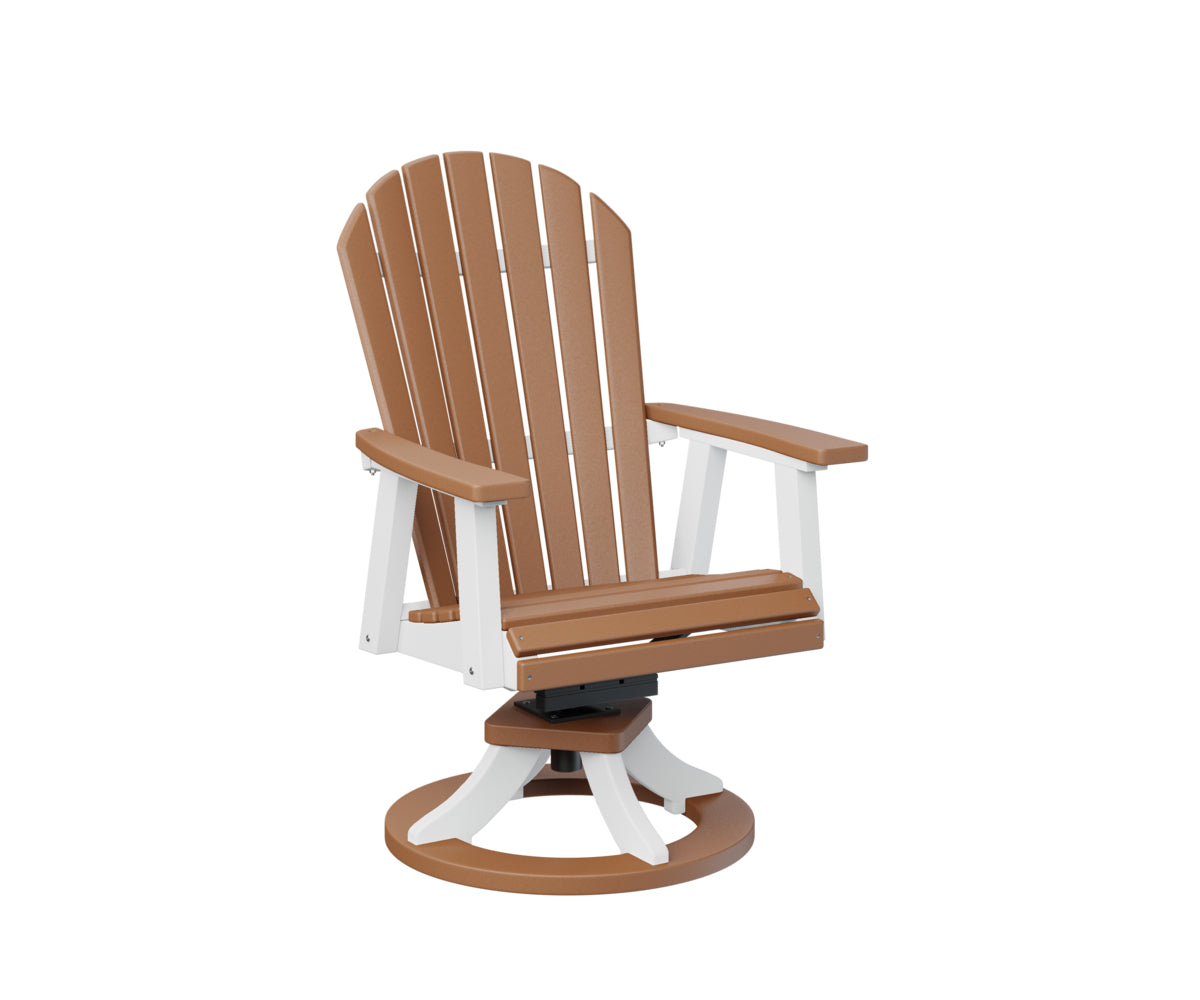 Berlin Gardens Comfo Back Swivel Rocker Dining Chair - Ergonomic Outdoor Patio Furniture for Relaxing & Dining - Perfect for Backyard, Garden, Poolside & Deck Use