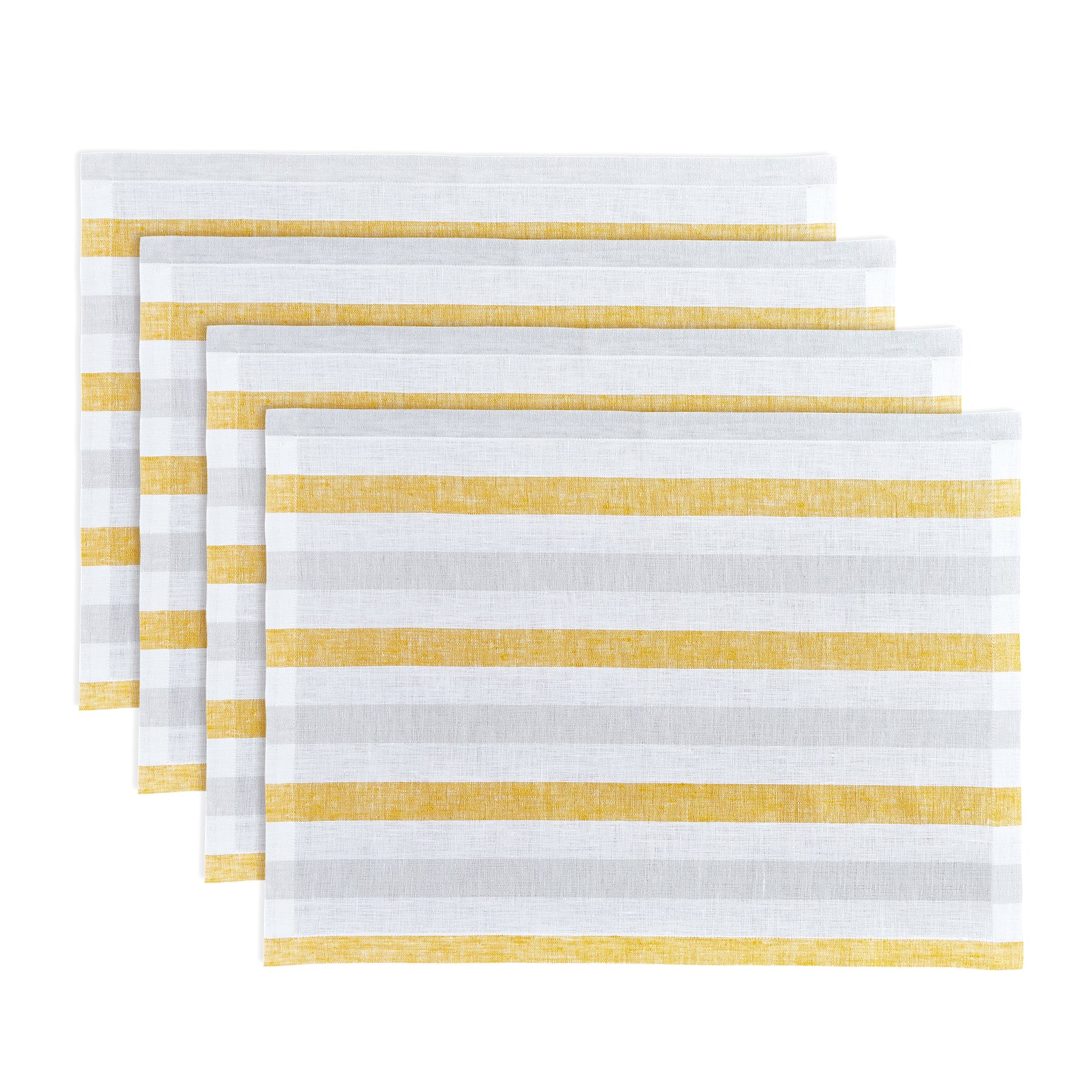 Yellow and Grey Sorrento Stripe