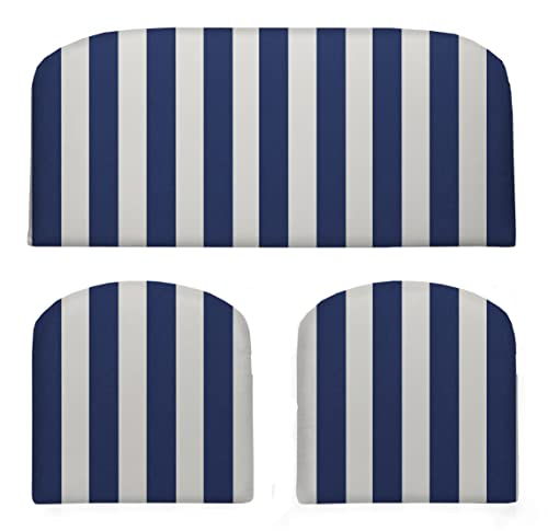 Blue Cobalt & White Stripe