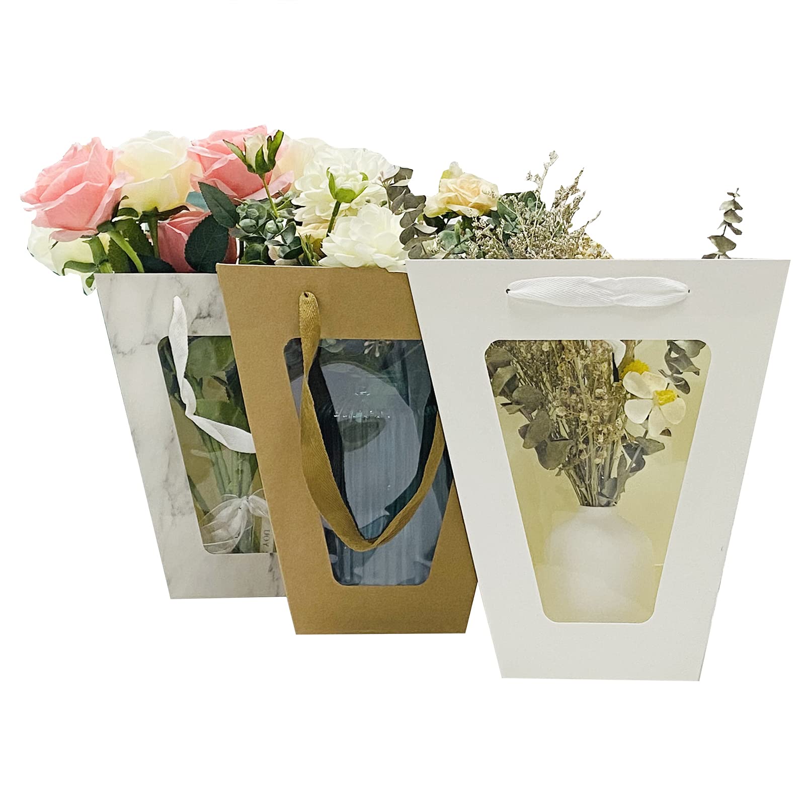10-Pack Brown Gift Bags 10