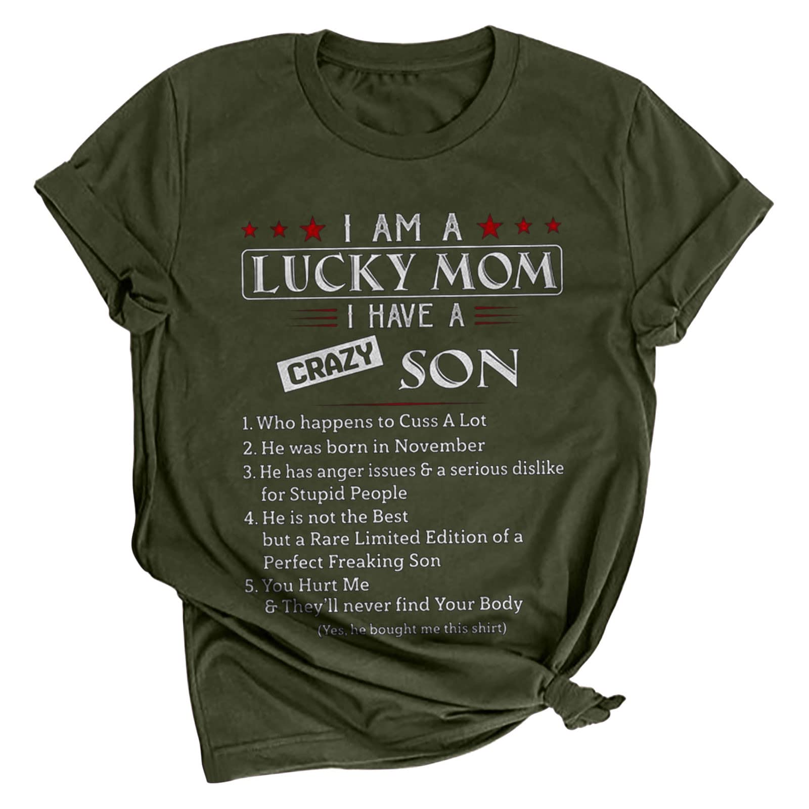Funny Letter Print Graphic T-Shirt for Women - Round Neck Short Sleeve Summer Casual Top - Perfect for Beach Outings, Parties & Everyday Wear
