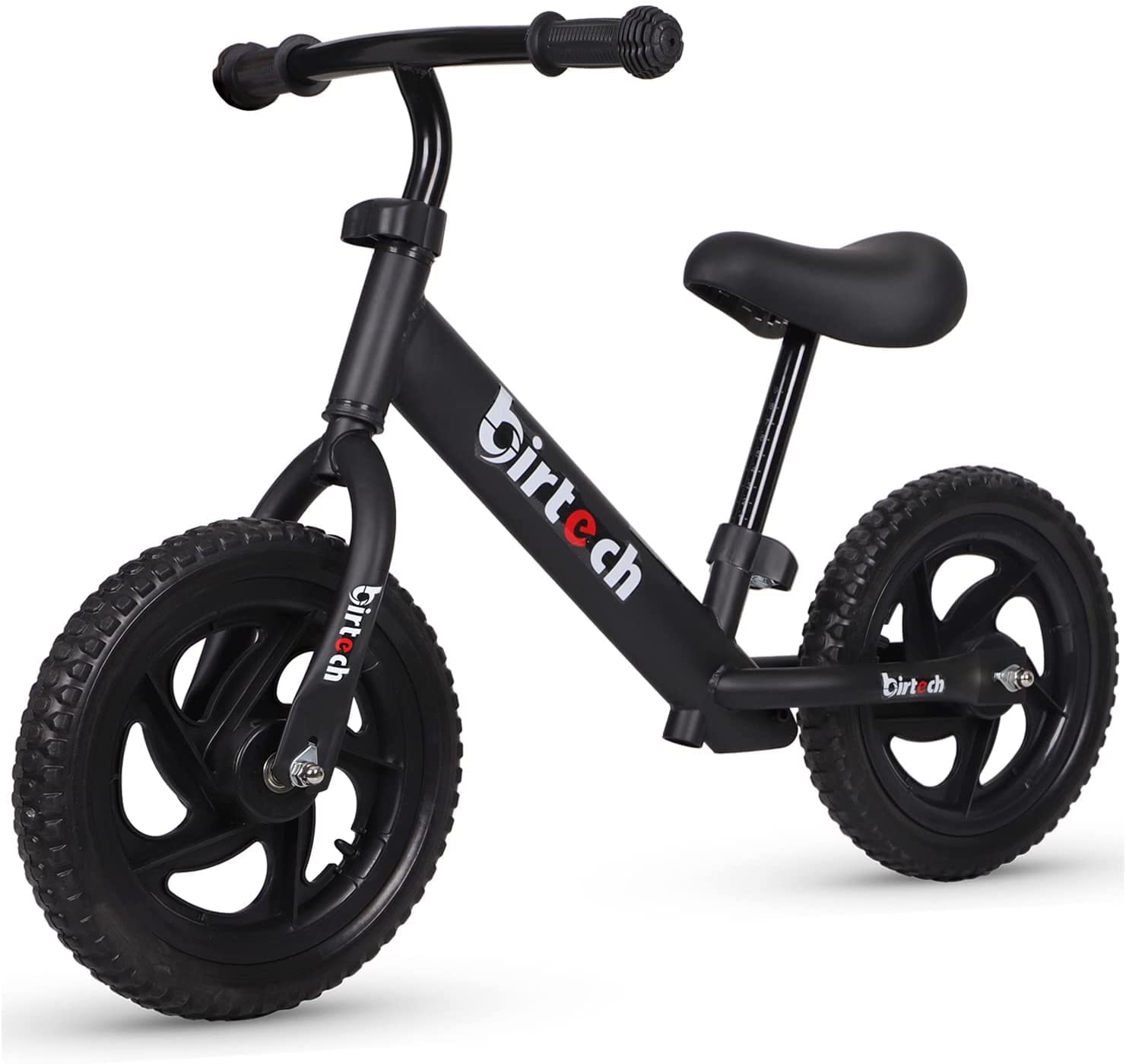 **12 Inch Balance Bike for Toddlers 2-5 Years Old - Adjustable Seat Height, Airless Tires, No Pedal Training Bicycle for Boys & Girls - Perfect for Indoor & Outdoor Play, Learning to Ride**