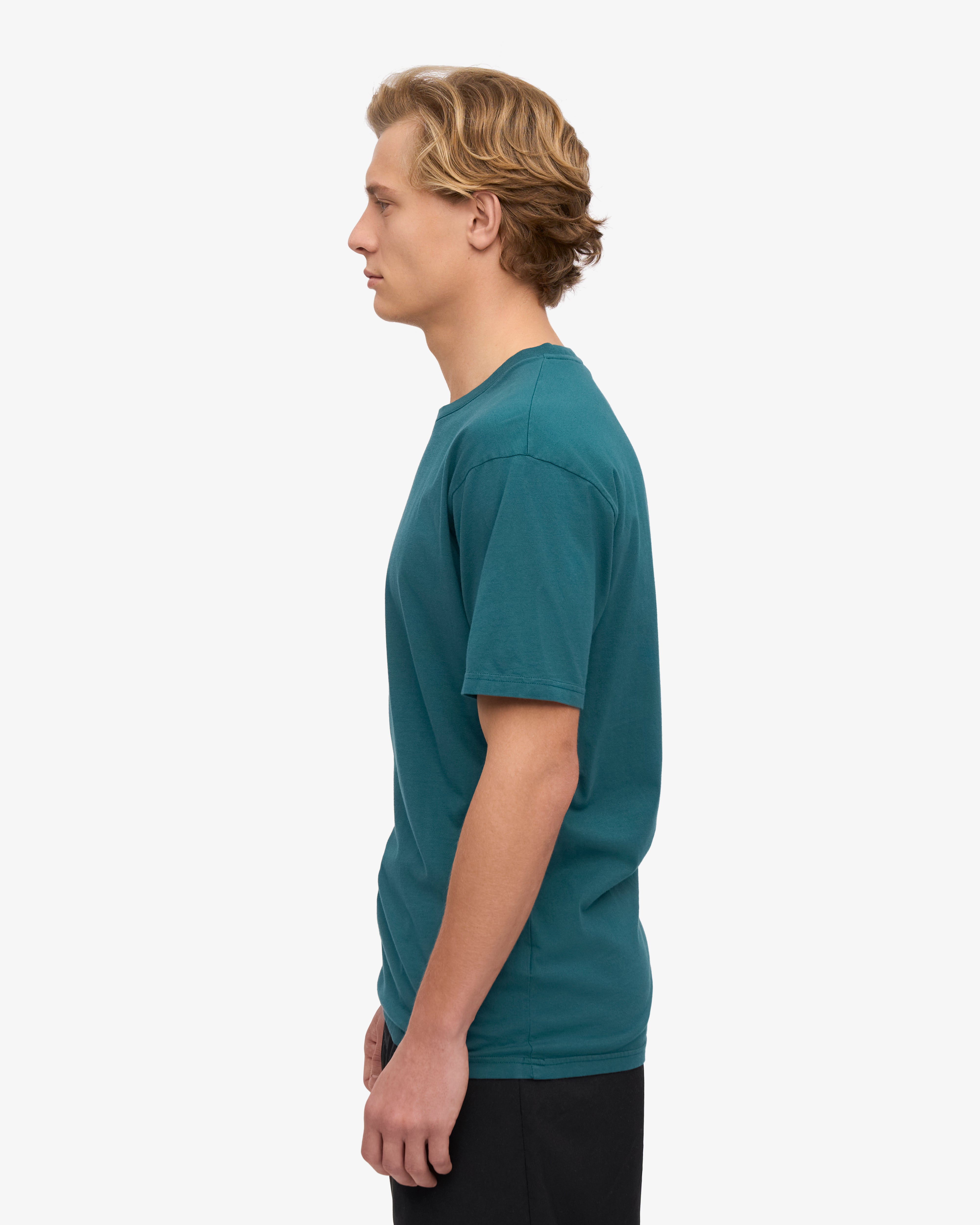 Classic Organic Cotton T-Shirt for Men & Women | Soft Eco-Friendly Tee in Ocean Green | Perfect for Casual Wear, Gym & Outdoor Activities