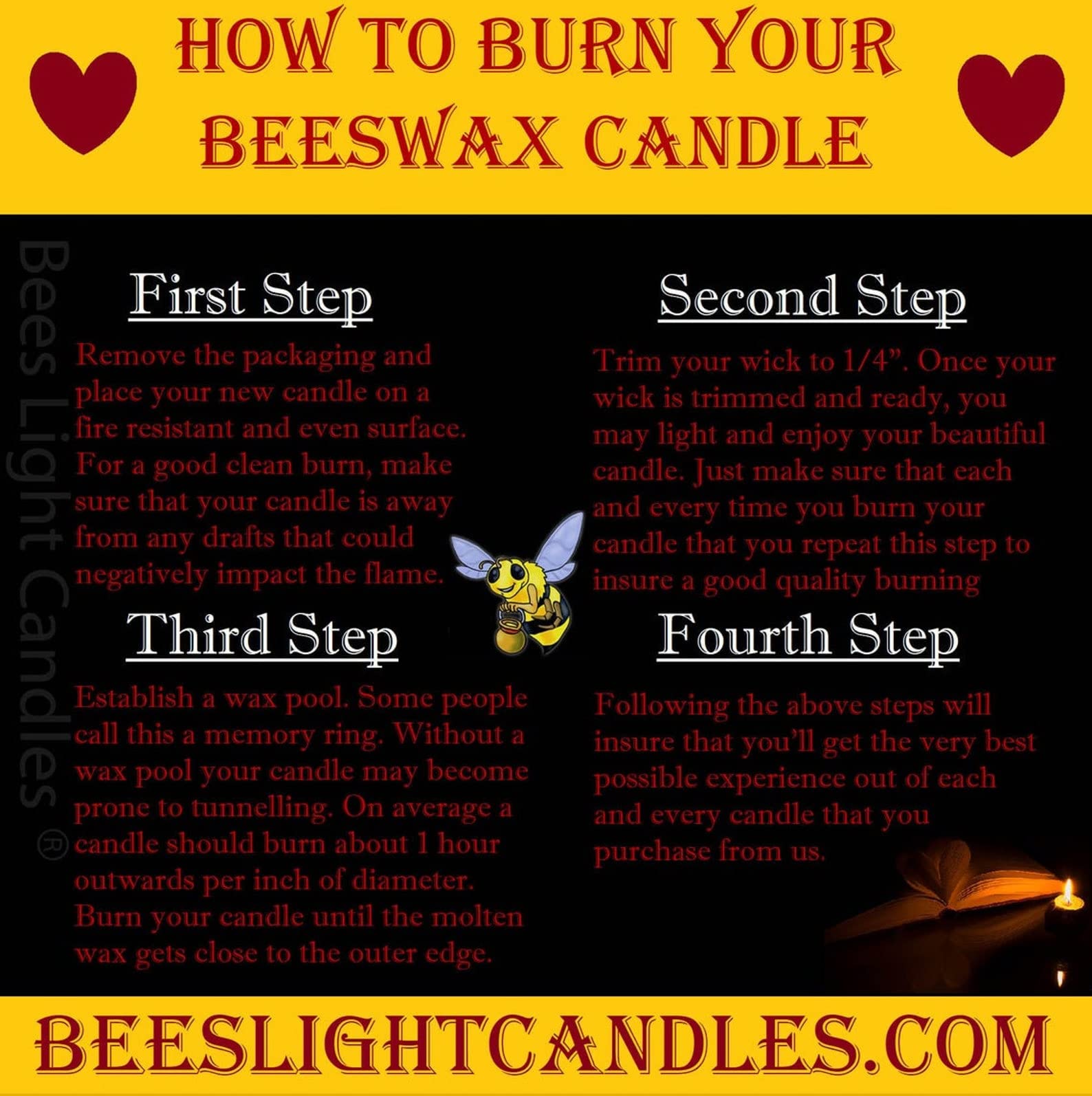 100% Pure Beeswax Pillar Candle Set - Natural Honey Scented Candles with Butterfly, Hummingbird & Flower Designs (Set of 3) | Spring Home Decor, Romantic Gifts for Mom, Wedding Centerpiece & Aromatherapy
