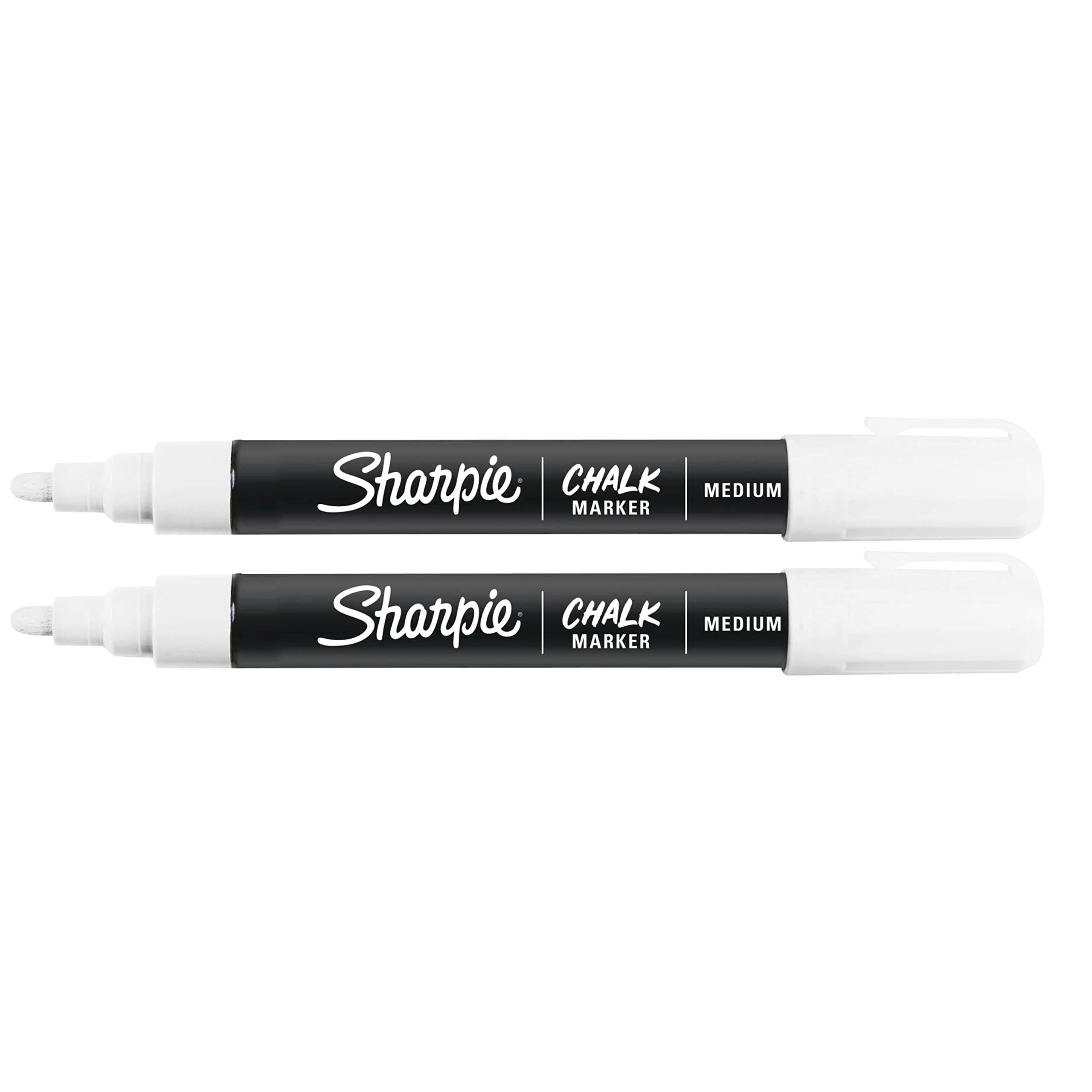 SHARPIE Chalk Markers - Wet Erase Whiteboard Markers, 2-Pack - Perfect for Restaurants, Classrooms & DIY Projects