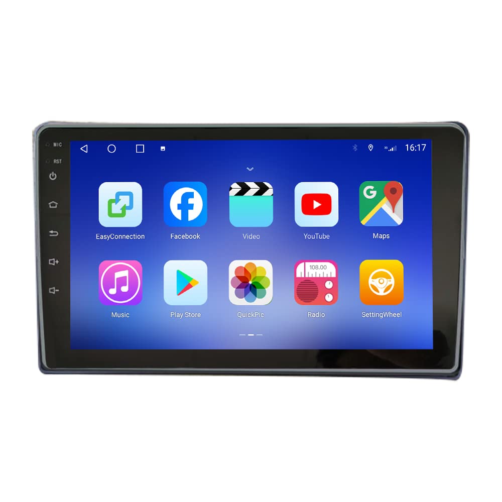 Android 10 Car Stereo with GPS Navigation - 2.5D Touch Screen Multimedia Player for Hyundai Kona & Encino 2017-2019 Models | Bluetooth Music Streaming, Hands-Free Calling & HD Video Playback for Road Trips & Daily Commutes