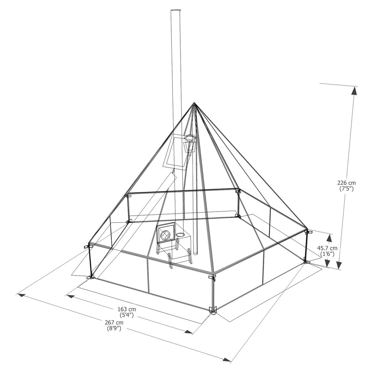 Premium Arctic Fox Tent - Lightweight, Waterproof & Windproof Camping Tent for Outdoor Adventures - Perfect for Hiking, Backpacking & Family Camping Trips
