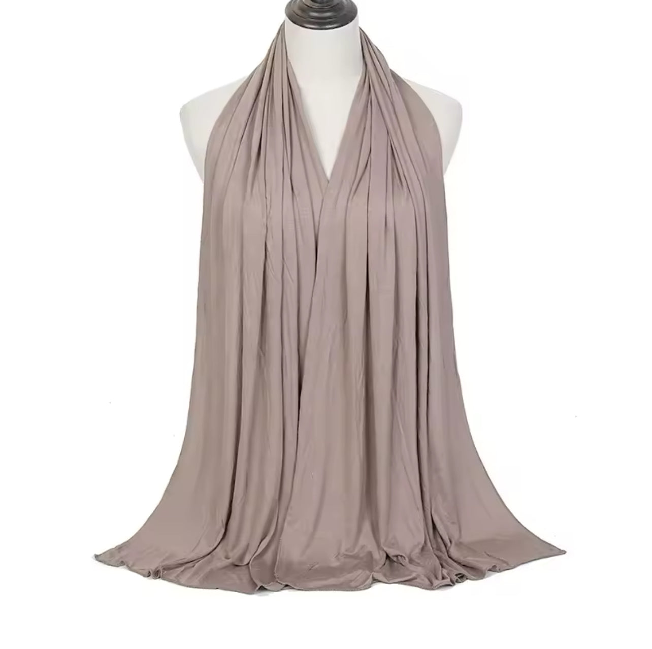 Breathable Jersey Stretch Lightweight Hijab Scarf - Soft & Comfortable for Daily Wear, Prayer, and Modest Fashion