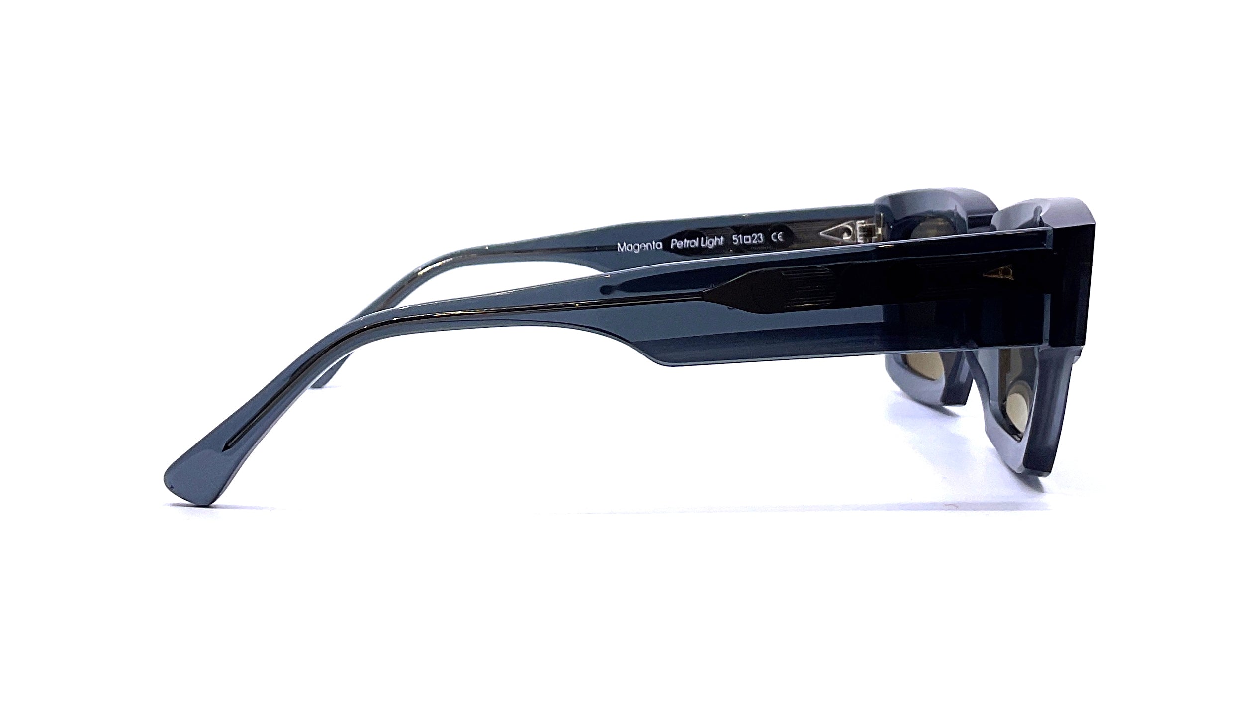 Ahlem Magenta (Petrol Light) Sunglasses - Luxury Designer Shades for Women - Perfect for Summer, Beach & Outdoor Activities