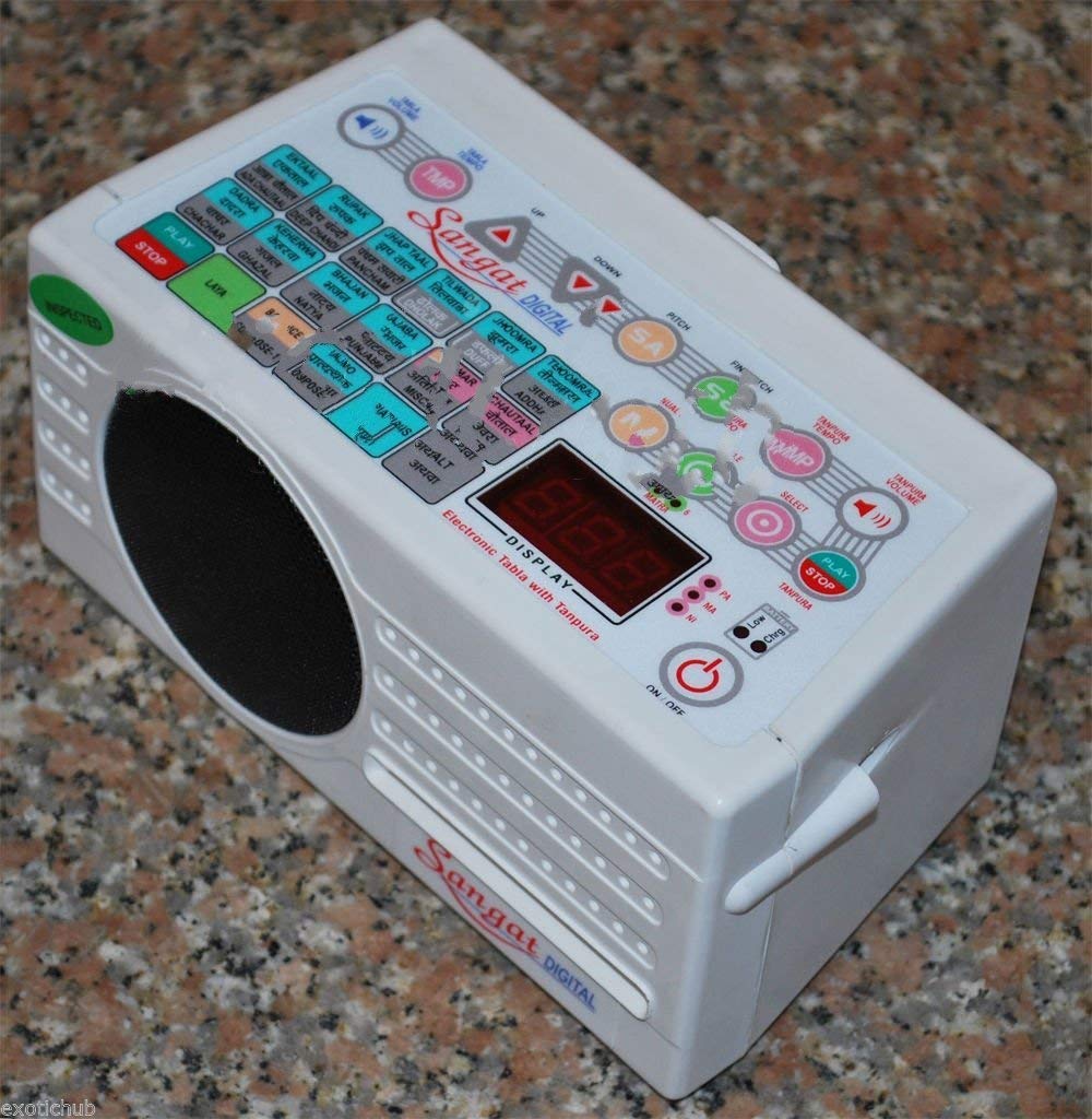 SOUND LABS Digital Electronic Tanpura with Tabla Bag - Manual & Mains Cord Included | Professional Indian Classical Music Instrument for Practice & Performances