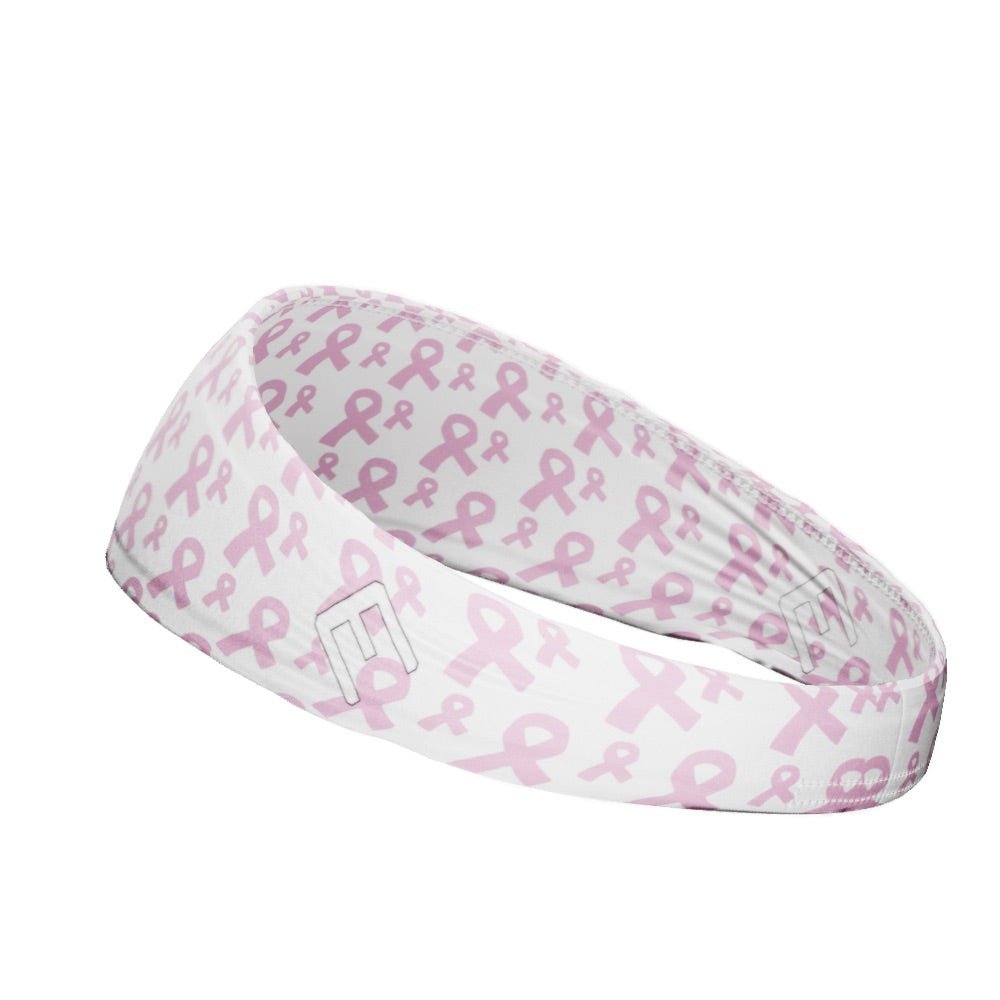 Pink Ribbon Headband for Breast Cancer Awareness - Support Survivors & Show Solidarity - Perfect for Walks, Fundraisers & Awareness Events