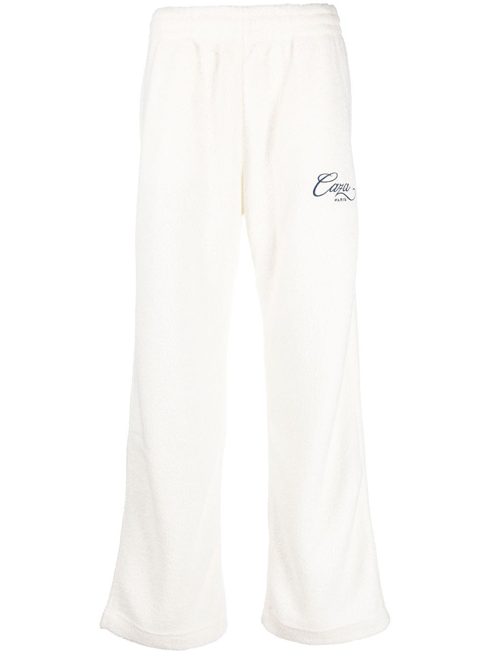 Casablanca White Trousers for Women - High Waisted Wide Leg Pants for Office, Business & Casual Wear