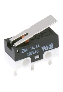 ZMCJM9P0T Subminiature Snap-Acting Switch - 25 Pack | Compact Micro Limit Switch for Electronics, Appliances & DIY Projects | Perfect for Circuit Control in Small Devices