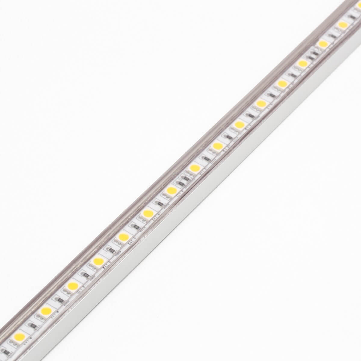 120V RGB LED Strip Lights with Aluminum U Channel - Dimmable Color Changing Light Strips for Home, Bedroom, Kitchen, Gaming Setup & DIY Projects