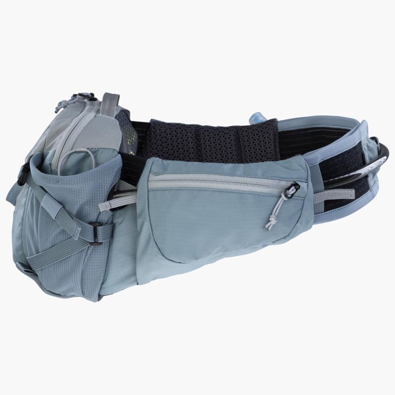 Evoc Hip Pack Pro 3 + 1.5L Hydration Bladder - Lightweight Running Waist Pack for Hiking, Cycling & Outdoor Adventures (SS25)